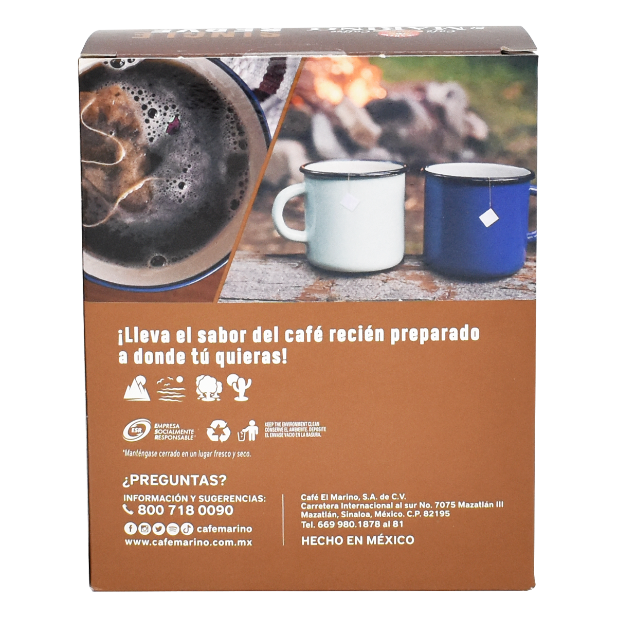 SINGLE SERVE BOLSA DE TÉ